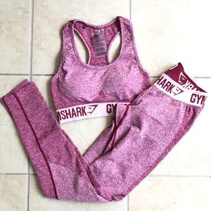 GYMSHARK Set Small Flex Leggings Bra Dry